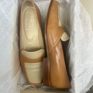 Vintage Joan & David Brown Leather Loafers